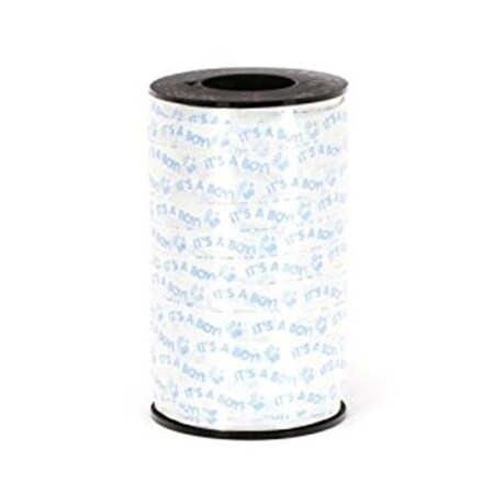 Berwick Offray Berwick Offray 78836 0.37 x 250 Yard Its A Boy Printed Curling Ribbon 78836